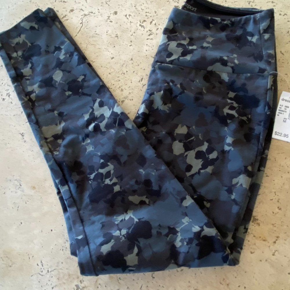 NWT Dressbarn Westport Camo high waist Leggings Size M
